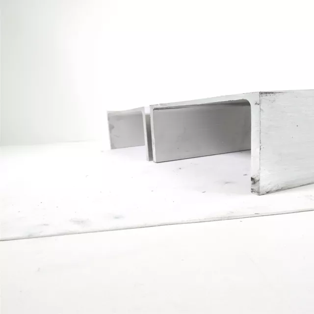 .1875" thick Aluminum CHANNEL 8'' wide & 3" leg, 19" long QTY 2  sku 174622