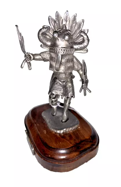 Pewter Kachina, Hopi Wuyak-Kuita, Limited Edition by B. Kay, # 552-1000-182