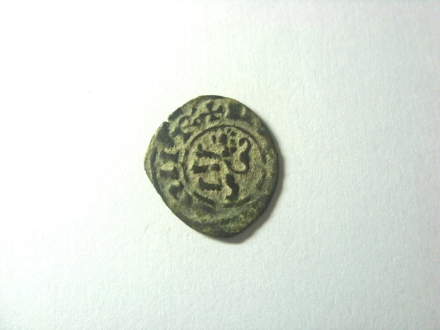 Crusader Kingdom of Cyprus - Henry II of Lusignan 1310-1324 Billon Denier.*