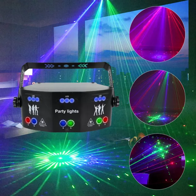 SevenStars Stage Lights RGB DJ Light Super Bright Party Light Multi-Color  54x3W LED Wash Lighting 3/7-CH DMX Par Light Sound Activated Strobe Ligh 