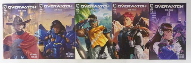 Overwatch: New Blood #1-5 VF/NM complete series Dark Horse Blizzard set 2 3 4