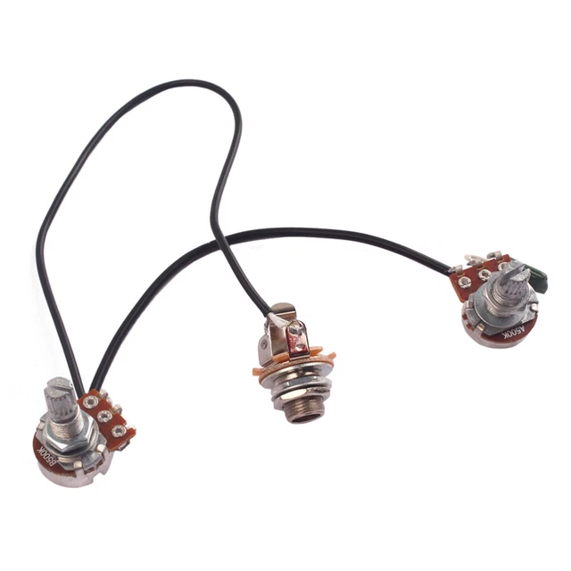 3 Pcs Guitar Volume Potentiometer Eleguitar Guitar Digital Potentiometer Bass