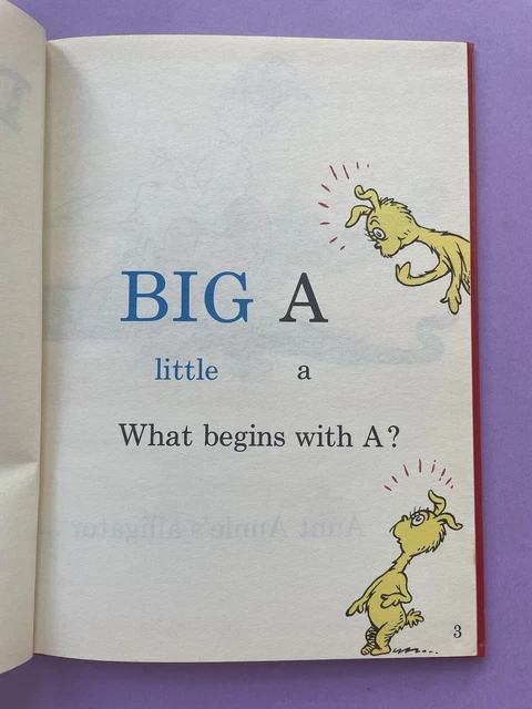DR SEUSS ABC Beginner Books 1963 Vtg DR SEUSS Book Vtg Childrens Book ...
