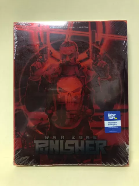 Punisher War Zone Steelbook (4K + Blu-ray + Digital) BRAND NEW / SEALED