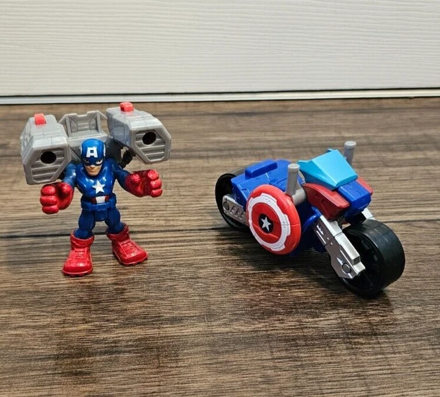Playskool heroes marvel super hero discount adventures captain america's victory launcher