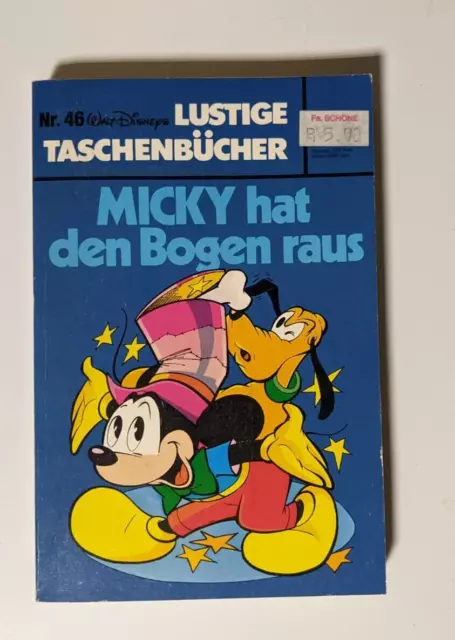 Lustige Taschenbücher NR. 46 Erstausgabe ND * Micky hat den Bogen raus