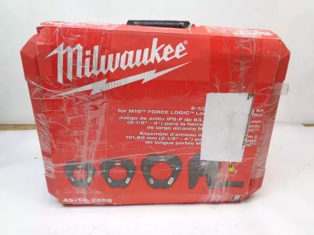 New Milwaukee 2.5-4" Ips Xl Press Rings For M18 Forcelogic Press Tool 49-16-2698