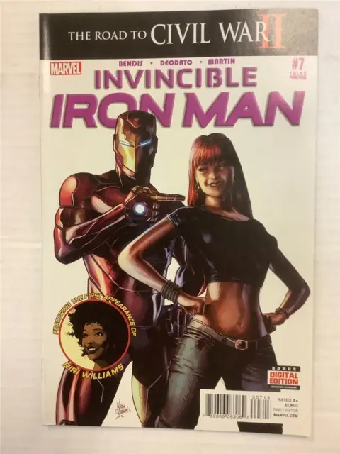 Invincible Iron Man #7 3rd Print Variant Riri Williams HOT HTF OOP