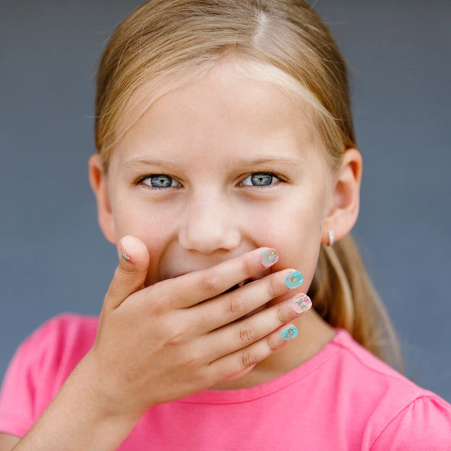 3 piezas puntas de uñas falsas estilo fruta helado abdominales punta de uñas postizas para niños