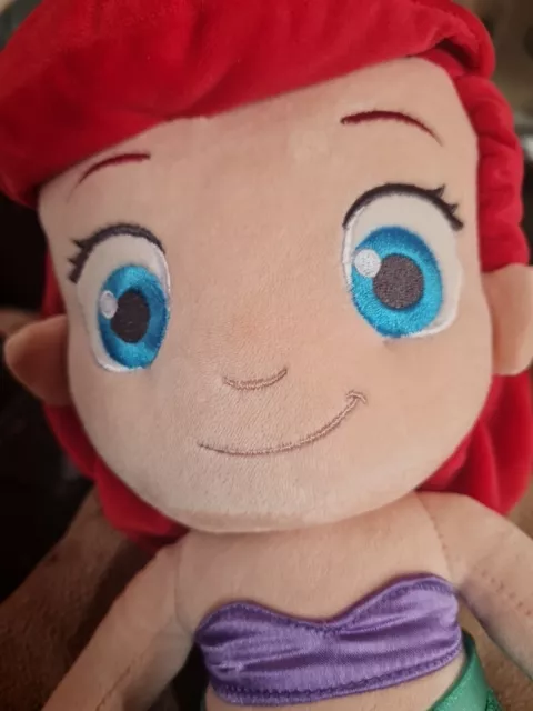 Disney Store Ariel Plush Soft Toy Doll  15 " The Little Mermaid