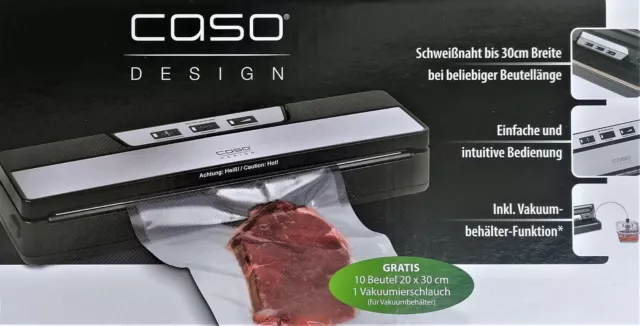 Neu - Caso VR194 1521 advanced Vakuumierer Folienschweißgerät Leise sous vide