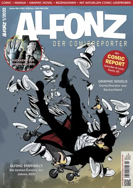 ALFONZ - Der Comicreporter Ausgabe Nr. 1/2022 (Januar bis März 2022) TOP NEU