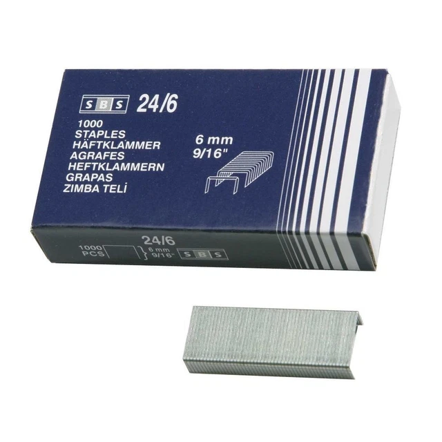 SBS Graffette 24/6 5000 Pezzo Graffetta Molletta Cucitrice