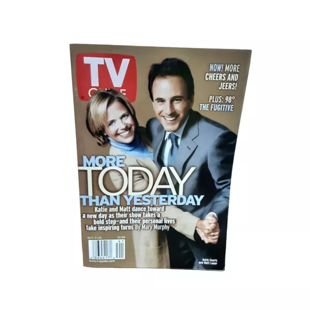 TV Guide October 2000 Today Katie Couric Matt Lauer New Hampshire No Label