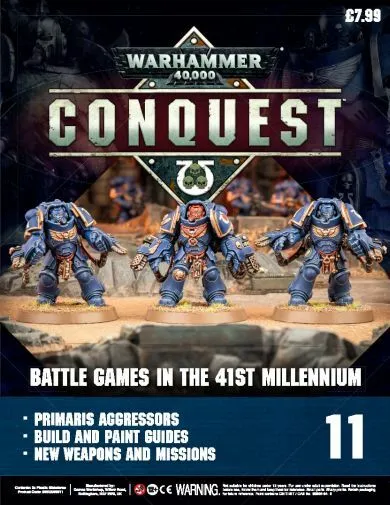 Warhammer 40.000 Conquest magazine numero 11 - NO MODELLI