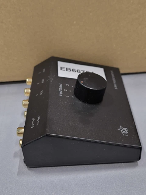 3-WAY STEREO INPUT Control Box - Used, Fully Functional $90.81 ...