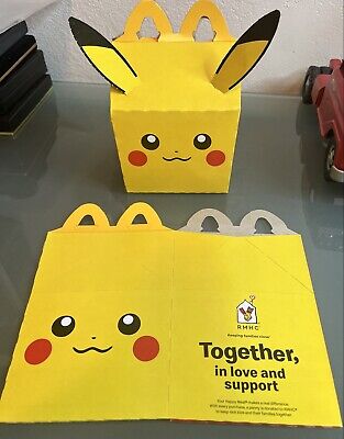 happy meal box pikachu