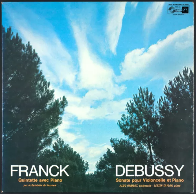 ALDO PARISOT / LESTER TAYLOR / LE QUINTETTE DE VARSOVIE - Franck - Debussy - LP