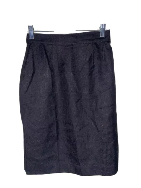 Amanda Smith Black Women Skirt Business Career Office Work 6P