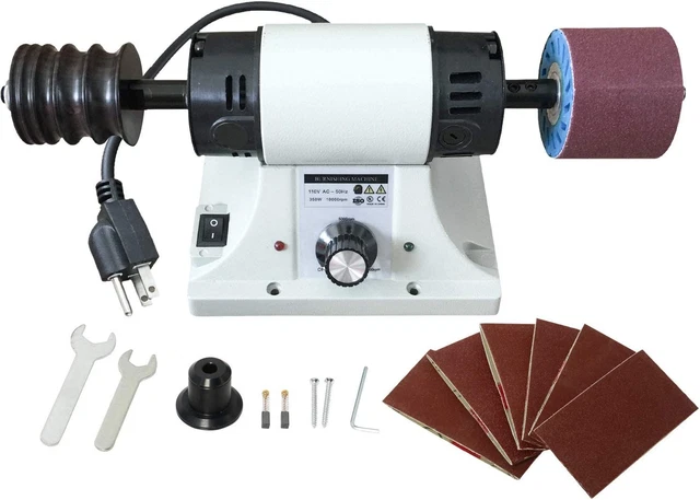 Lijadora de cuero Yaekoo 0-8000 rpm 350W máquina pulidora de cuero edición 110V