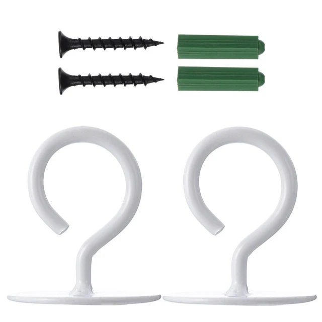 2Pcs Ceiling Plant Hook Hook Wind Chimes Hanger Chandelier Hooks