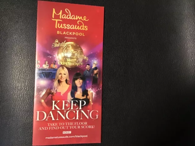 Rare 2020 Blackpool Madame Tussauds Advertising Fold Out Leaflet Marvel Universe