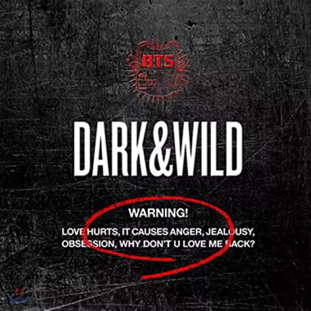 BTS Bangtanboys 1st Album DARK & WILD Vol.1 CD+Photobook+Photocard