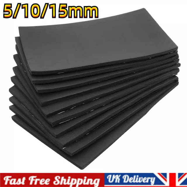 Car Insulation 6/10/12 Sheets Mats Closed Cell Foam Camper Van Sound Deadening