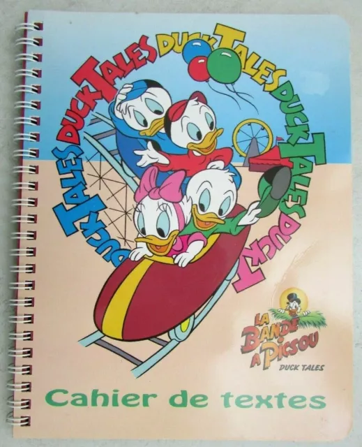 Cahier de Textes à Spirale La Bande à Picsou Duck Tales 17 x 22 Clairefontaine