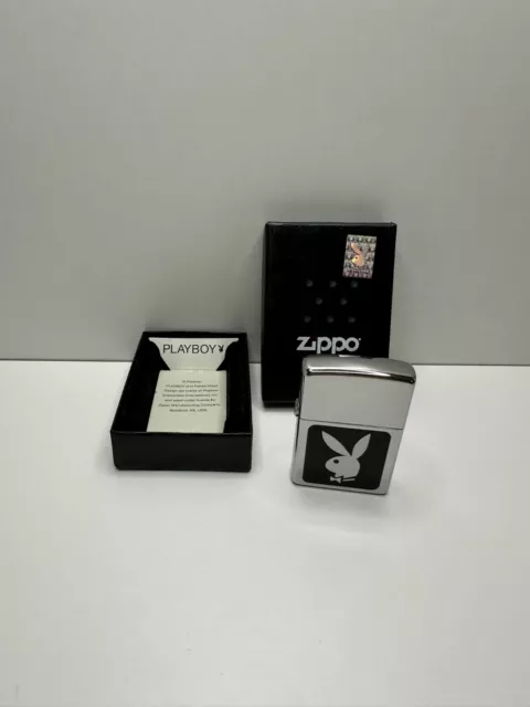 Zippo Playboy Black & White 2008 OVP NEU ⚡BLITZVERSAND⚡