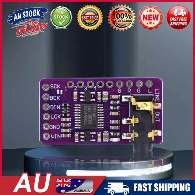 Interface I2S PCM5102A DAC Decoder GY-PCM5102 I2S Player Module for Raspberry Pi