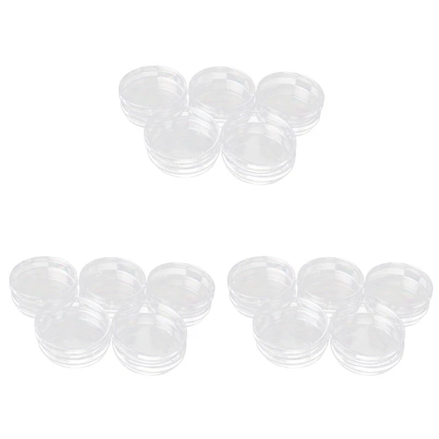60 Pcs Glass Petri Dish Lab Instruments Equipment Cover Adhesive Tape