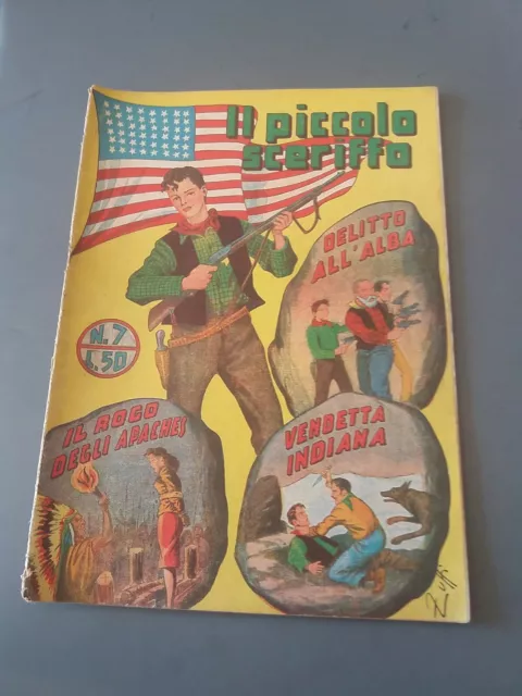 Fumetto Originale Il Piccolo Sceriffo Edizioni Torelli Albo D'oro N° 7