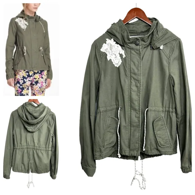 Anthropologie Daughters Of The Liberation Green Military Field Jacket Medium