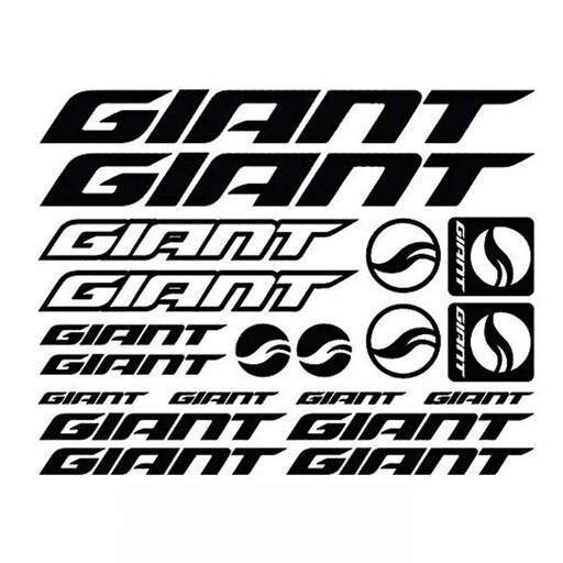 GIANT AUFKLEBER STICKER Fahrrad Mtb Bmx Road Bike Ebike Sticker Set mit