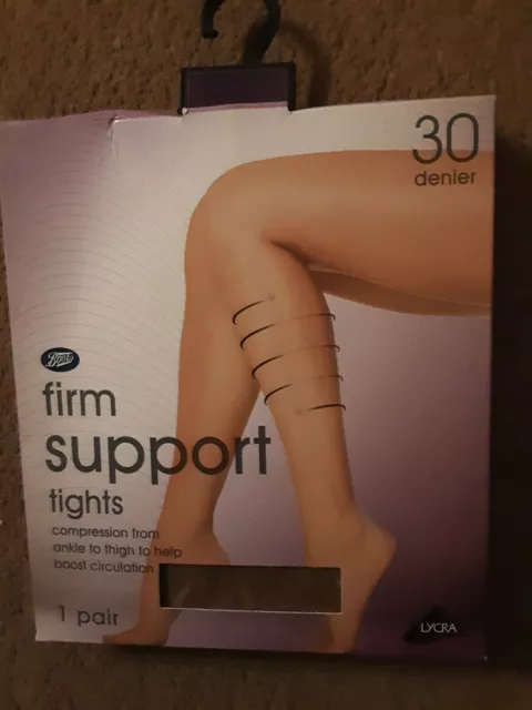 BOOTS FIRM SUPPORT Tights in Natural Tan 30 Denier Size XL 1 Pair BNIB  £4.49 - PicClick UK