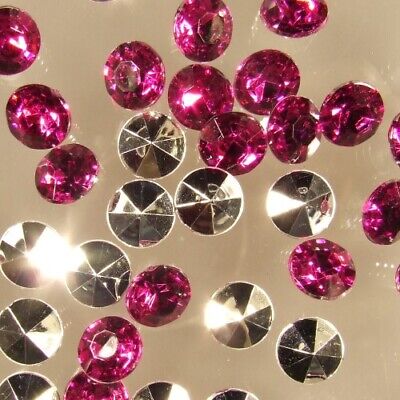 1200 piezas piedras brillantes decoración diamantes piedras preciosas piedras brillantes rosa oscuro