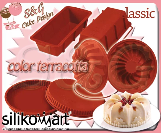 Stampo Torta Tortiera In Silicone Silikomart Per Dolci