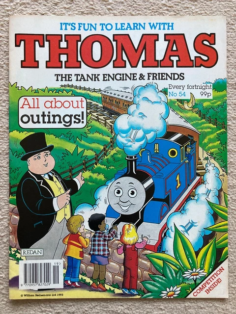 Thomas Tank Engine Learning THOMAS THE TANK Engine & Friends Fun to Learn Magazine Issue 54 From ...