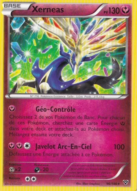 Xerneas Holo Deck Promo - XY1 - 96/146 - Carte Pokemon Neuve Française