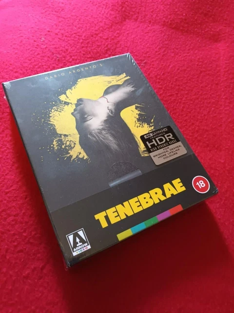 Tenebre / Tenebrae Dario Argento 4K UHD Blu-Ray COMME NEUF