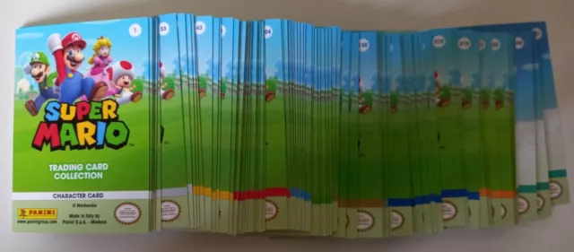 lot de 10 cartes: Trading Cards Panini/Nintendo - Super Mario - Neuf 2022