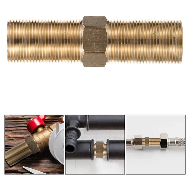 Connettori Pneumatici Rapidi 8mm A 6mm - Ottone Nichelato - 4 Pezzi Per Tubi Aria - Foto 9