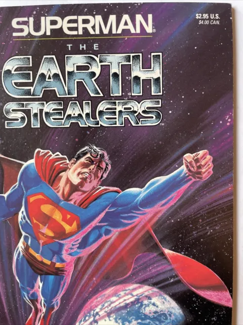 Superman: The Earth Stealers • John Byrne Story! (DC Comics 1988) Graphic Novel 3