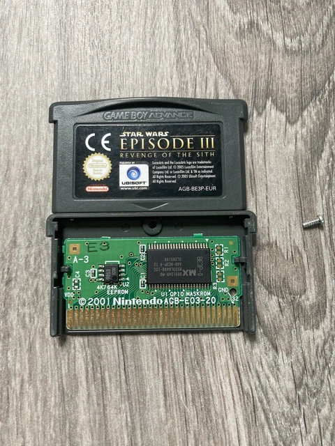 Jeu Game Boy Advance - Star Wars Épisode III : La Revanche Des Sith + Manuel Complet