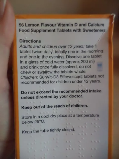SunVit D-3 Vitamin D3 & Kalziumpräparat 70 SPRUDELTABLETTEN TRINKEN 2