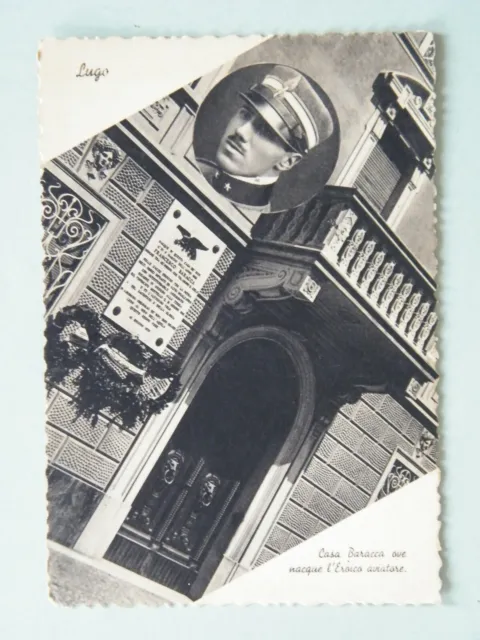 CARTOLINA LUGO DI ROMAGNA (Ravenna) - CASA BARACCA - 1937