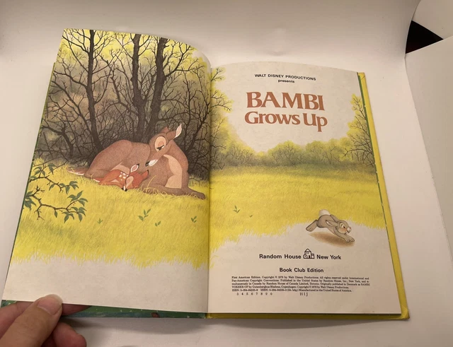 BAMBI GROWS UP, Disney's Wonderful World of Reading First American ...