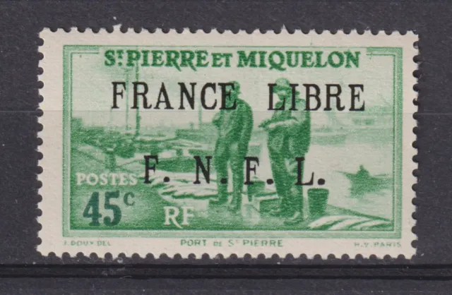 Colonies Francaises. St Pierre Et Miquelon N°256......Neuf *