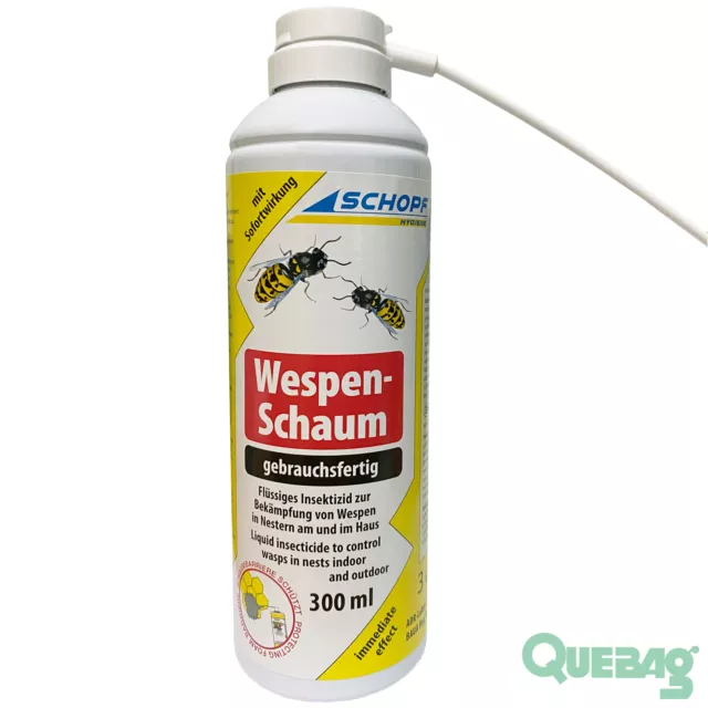 Wespenschaum 300 ml Schopf gegen Wespen Wespengift Wespenbekämpfung Wespenschutz